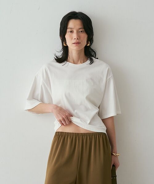 qualite / カリテ Tシャツ | 【接触冷感】プレミアム天竺ドルマンTシャツ【予約】 | 詳細15