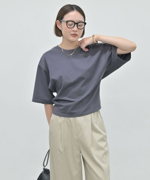 qualite / カリテ Tシャツ | 【接触冷感】プレミアム天竺ドルマンTシャツ【予約】 | 詳細21