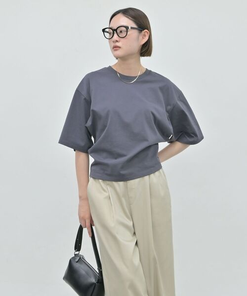 qualite / カリテ Tシャツ | 【接触冷感】プレミアム天竺ドルマンTシャツ【予約】 | 詳細11