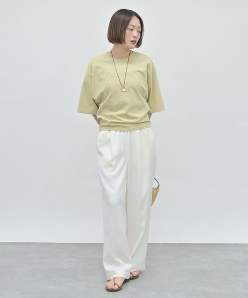 qualite / カリテ Tシャツ | 【接触冷感】プレミアム天竺ドルマンTシャツ【予約】 | 詳細23