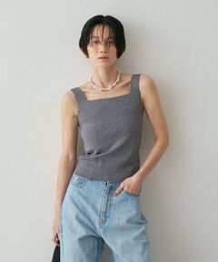 qualite / カリテ キャミソール・チューブトップ | 【接触冷感・セットアップ対応】レーヨンストレッチニットノースリーブ【予約】