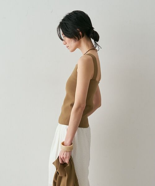 qualite / カリテ キャミソール・チューブトップ | 【接触冷感・セットアップ対応】レーヨンストレッチニットノースリーブ【予約】 | 詳細16