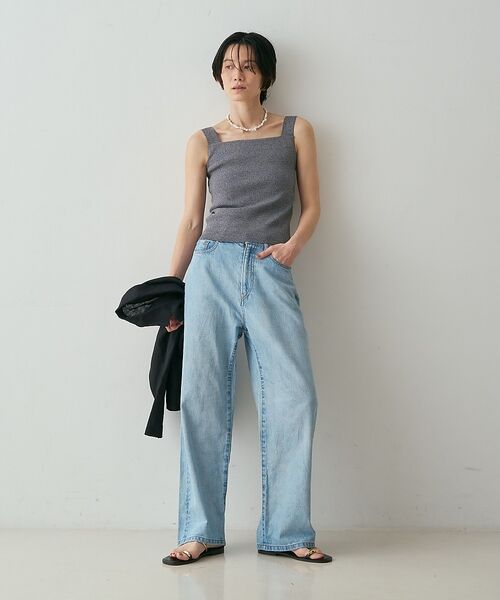 qualite / カリテ キャミソール・チューブトップ | 【接触冷感・セットアップ対応】レーヨンストレッチニットノースリーブ【予約】 | 詳細22