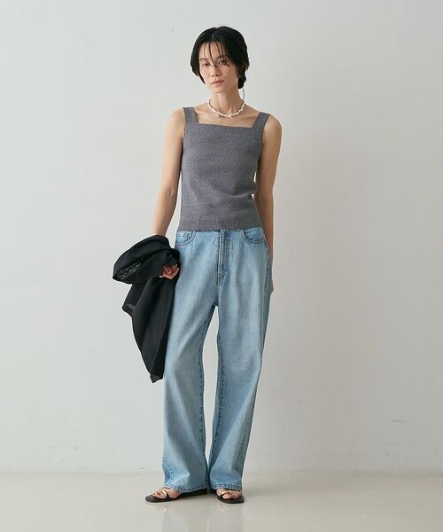 qualite / カリテ キャミソール・チューブトップ | 【接触冷感・セットアップ対応】レーヨンストレッチニットノースリーブ【予約】 | 詳細25