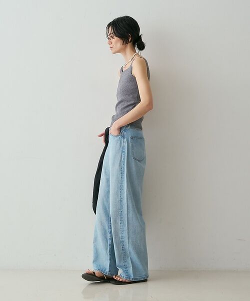 qualite / カリテ キャミソール・チューブトップ | 【接触冷感・セットアップ対応】レーヨンストレッチニットノースリーブ【予約】 | 詳細26