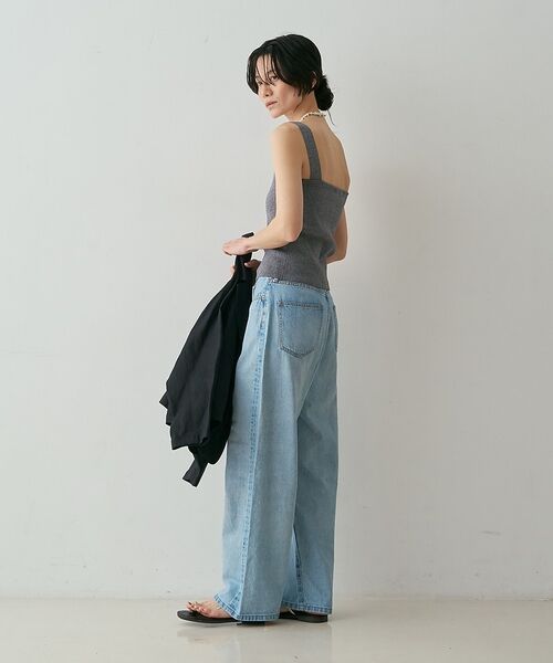 qualite / カリテ キャミソール・チューブトップ | 【接触冷感・セットアップ対応】レーヨンストレッチニットノースリーブ【予約】 | 詳細27