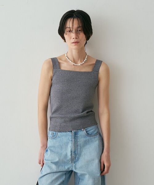 qualite / カリテ キャミソール・チューブトップ | 【接触冷感・セットアップ対応】レーヨンストレッチニットノースリーブ【予約】 | 詳細30