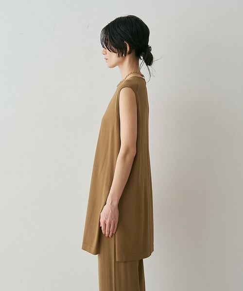 qualite / カリテ チュニック | 【接触冷感・セットアップ対応】レーヨンストレッチニットチュニック | 詳細26