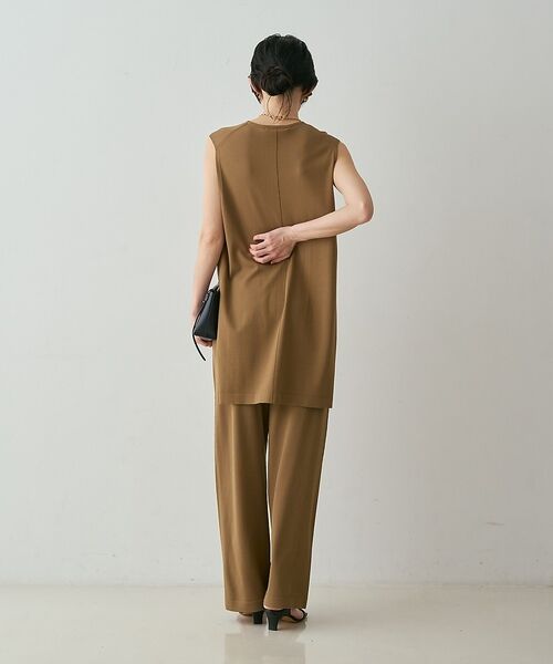 qualite / カリテ チュニック | 【接触冷感・セットアップ対応】レーヨンストレッチニットチュニック | 詳細8