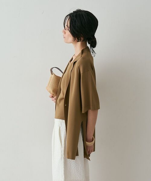 qualite / カリテ カーディガン・ボレロ | 【接触冷感・セットアップ対応】レーヨンストレッチニットジャケット【予約】 | 詳細12