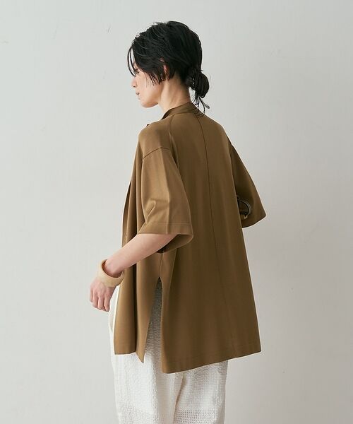 qualite / カリテ カーディガン・ボレロ | 【接触冷感・セットアップ対応】レーヨンストレッチニットジャケット【予約】 | 詳細14