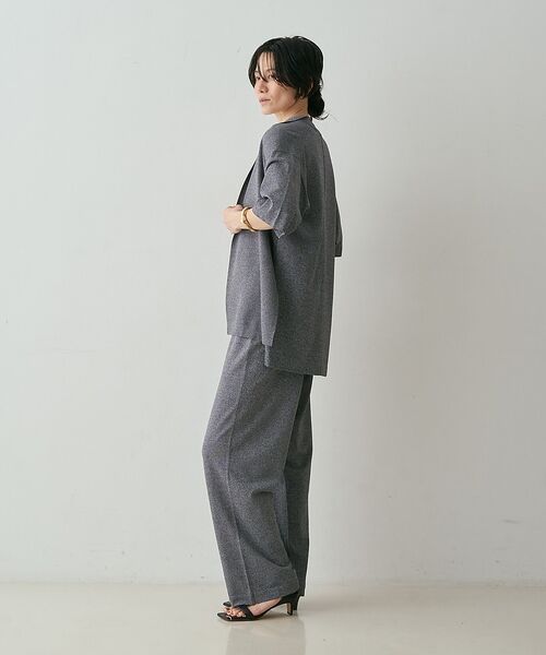 qualite / カリテ カーディガン・ボレロ | 【接触冷感・セットアップ対応】レーヨンストレッチニットジャケット【予約】 | 詳細24