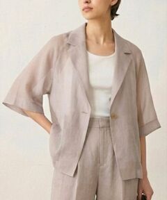 qualite / カリテ テーラードジャケット | 【セットアップ対応】シアーツイルジャケット【予約】