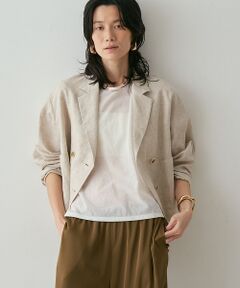 qualite / カリテ テーラードジャケット | リネンショートジャケット【予約】
