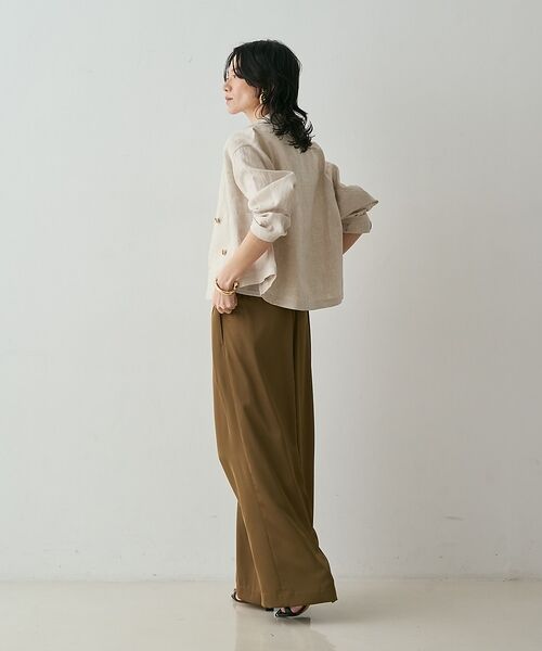 qualite / カリテ テーラードジャケット | リネンショートジャケット【予約】 | 詳細10