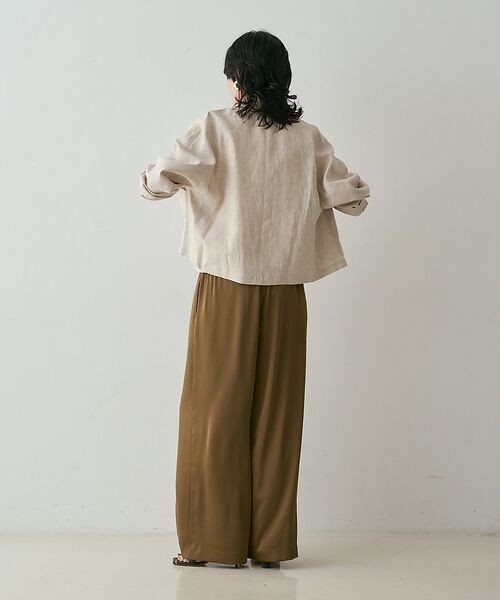 qualite / カリテ テーラードジャケット | リネンショートジャケット【予約】 | 詳細11