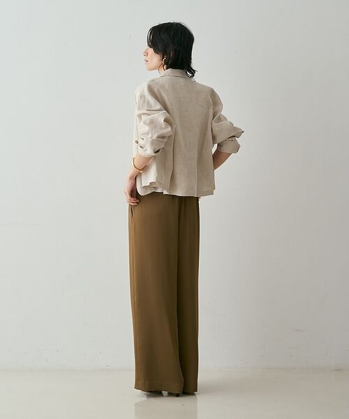 qualite / カリテ テーラードジャケット | リネンショートジャケット【予約】 | 詳細13