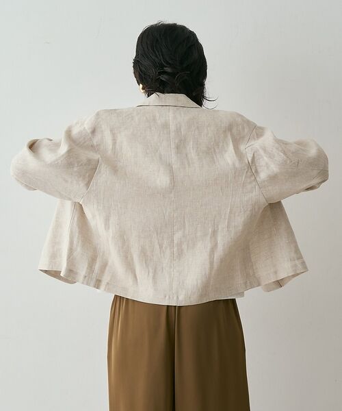 qualite / カリテ テーラードジャケット | リネンショートジャケット【予約】 | 詳細24