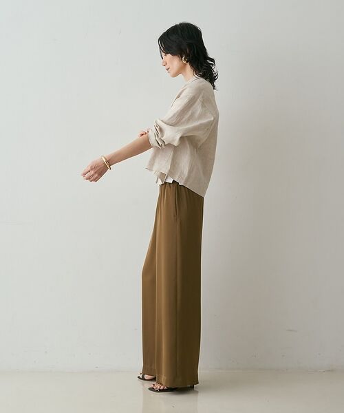 qualite / カリテ テーラードジャケット | リネンショートジャケット【予約】 | 詳細6