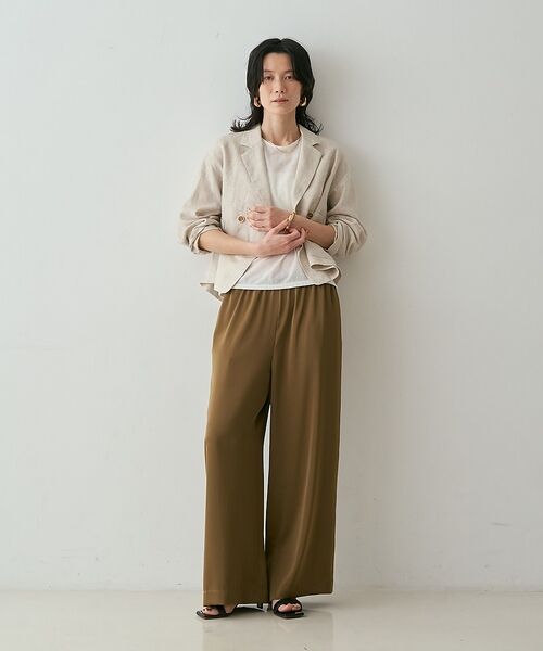 qualite / カリテ テーラードジャケット | リネンショートジャケット【予約】 | 詳細7