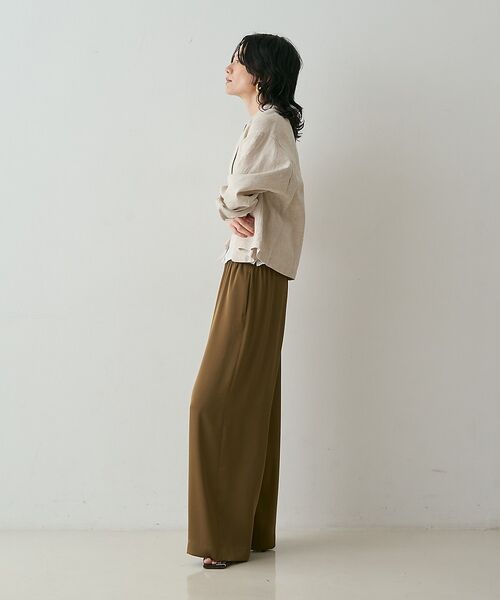 qualite / カリテ テーラードジャケット | リネンショートジャケット【予約】 | 詳細8