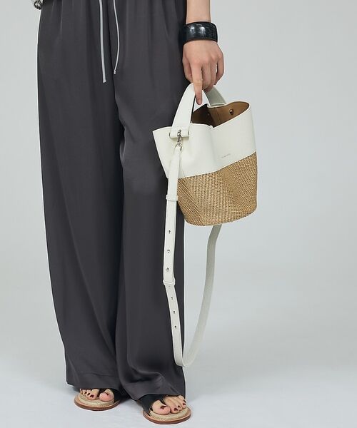 qualite / カリテ ショルダーバッグ | 【FEEL & TASTE】Lilyrafiacombi バスケットバッグ | 詳細4