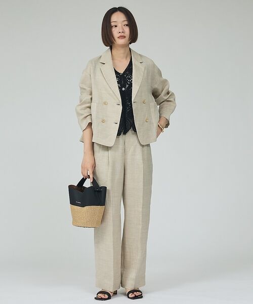 qualite / カリテ ショルダーバッグ | 【FEEL & TASTE】Lilyrafiacombi バスケットバッグ | 詳細5