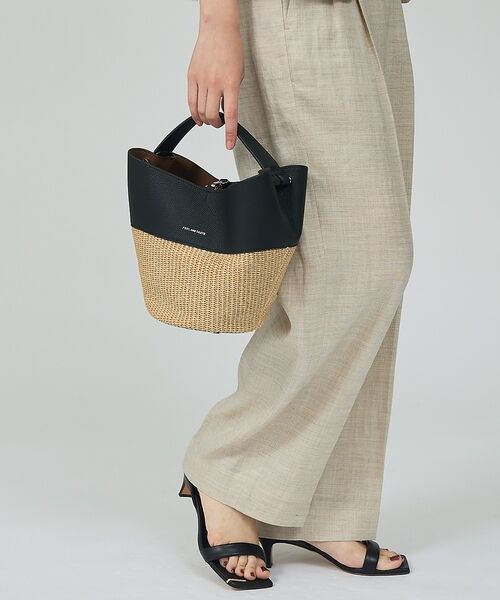 qualite / カリテ ショルダーバッグ | 【FEEL & TASTE】Lilyrafiacombi バスケットバッグ | 詳細7