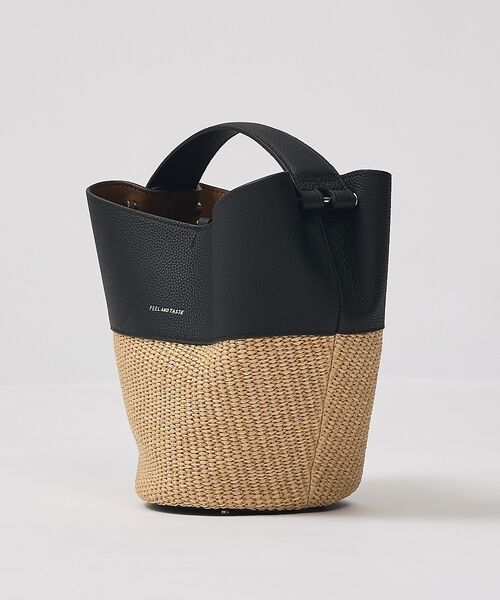 qualite / カリテ ショルダーバッグ | 【FEEL & TASTE】Lilyrafiacombi バスケットバッグ | 詳細10