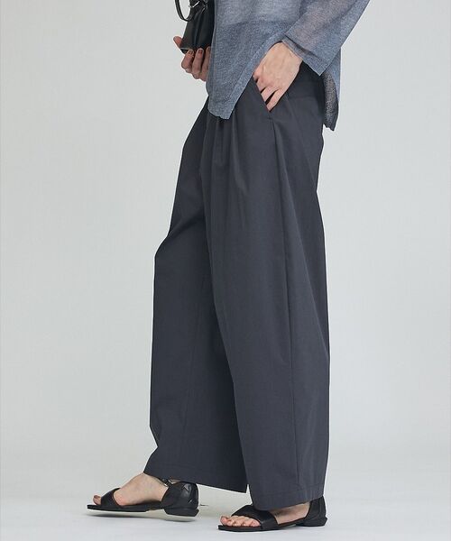 qualite / カリテ パンツ | 【接触冷感】タイプライター タックバレルパンツ【予約】 | 詳細23