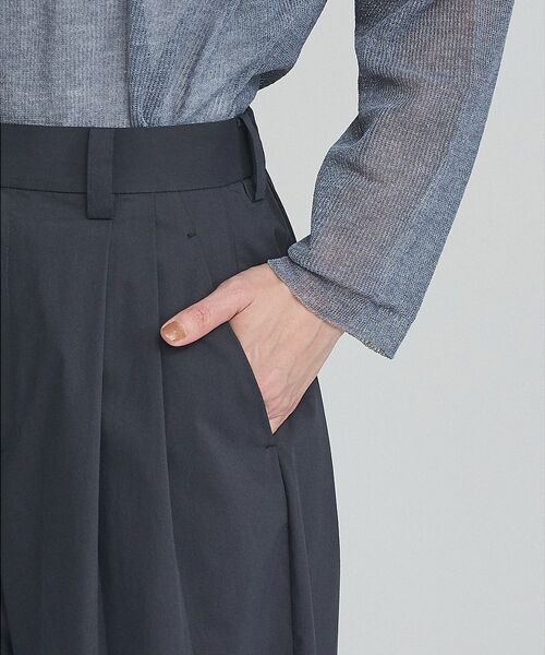 qualite / カリテ パンツ | 【接触冷感】タイプライター タックバレルパンツ【予約】 | 詳細21