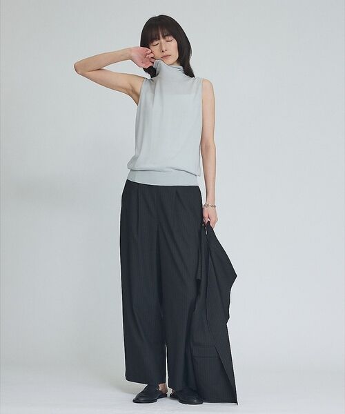 qualite / カリテ パンツ | 【セットアップ対応】ウールライクワイドパンツ【予約】 | 詳細16