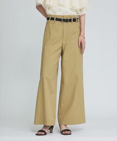 qualite / カリテ パンツ | TCツイルワイドパンツ【予約】
