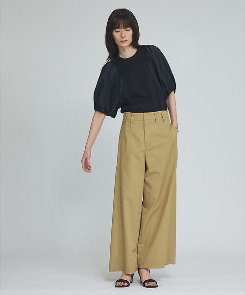 qualite / カリテ パンツ | TCツイルワイドパンツ【予約】 | 詳細1