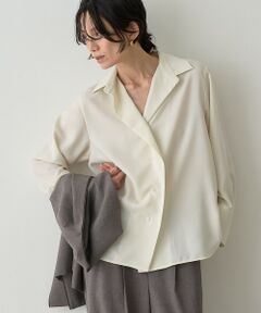 qualite / カリテ シャツ・ブラウス | ドレープレギュラーシャツ【予約】