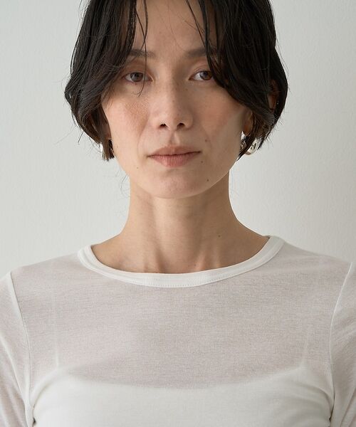 qualite / カリテ Tシャツ | 【接触冷感素材】ストレッチフライスカットソー【予約】 | 詳細11
