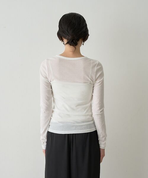 qualite / カリテ Tシャツ | 【接触冷感素材】ストレッチフライスカットソー【予約】 | 詳細14