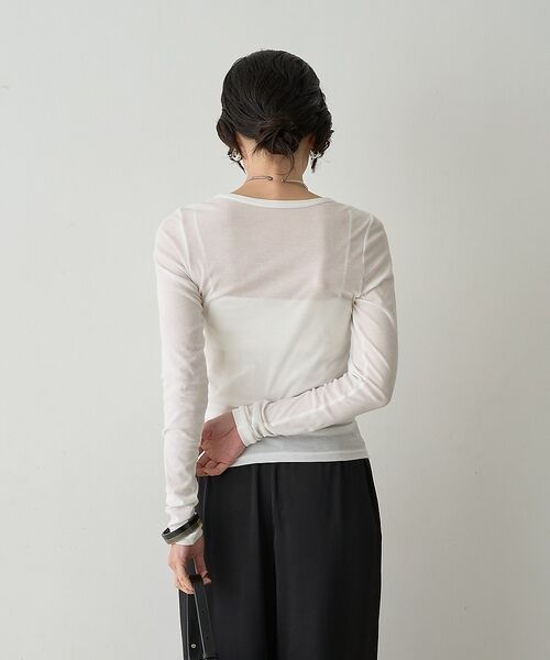 qualite / カリテ Tシャツ | 【接触冷感素材】ストレッチフライスカットソー【予約】 | 詳細4