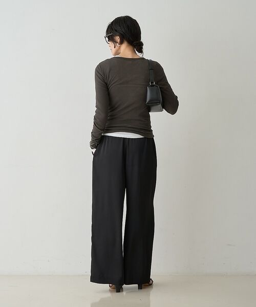 qualite / カリテ Tシャツ | 【接触冷感素材】ストレッチフライスカットソー【予約】 | 詳細29