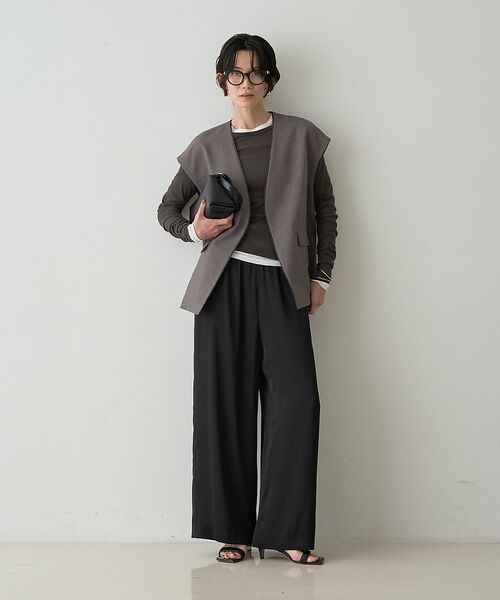 qualite / カリテ Tシャツ | 【接触冷感素材】ストレッチフライスカットソー【予約】 | 詳細24