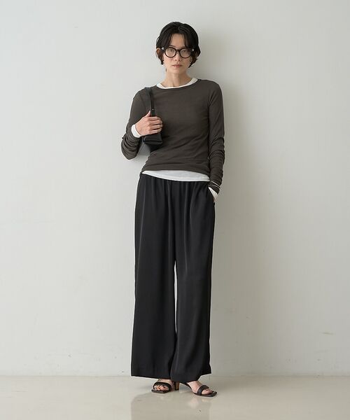 qualite / カリテ Tシャツ | 【接触冷感素材】ストレッチフライスカットソー【予約】 | 詳細25