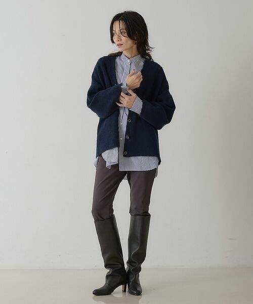 qualite / カリテ カーディガン・ボレロ | 片畦2wayカーディガン【予約】 | 詳細11