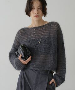 qualite / カリテ ニット・セーター | シアーモヘアプルオーバー【予約】