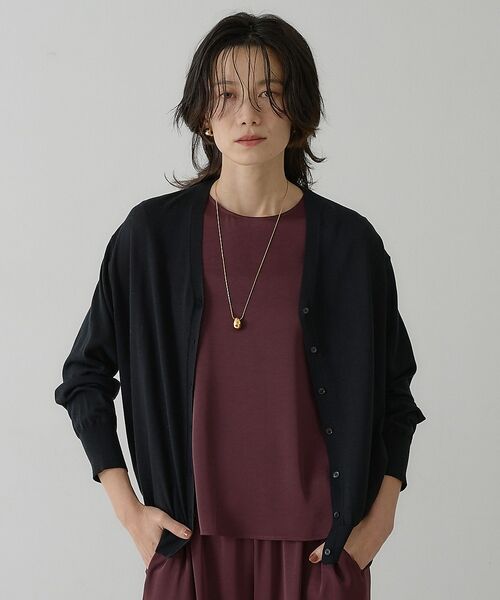 qualite / カリテ カーディガン・ボレロ | テンセルウールカシュクールカーディガン【予約】 | 詳細25