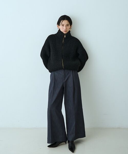 qualite / カリテ ブルゾン | ループヤーンニットブルゾン【予約】 | 詳細10