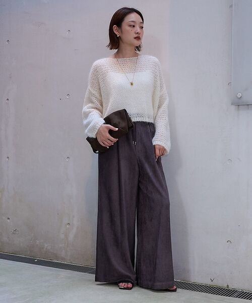 qualite / カリテ パンツ | レーヨンコーデュロイパンツ【予約】 | 詳細19
