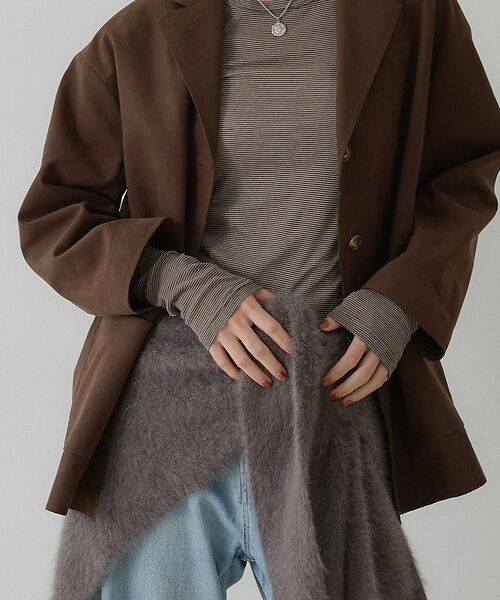 qualite / カリテ マフラー・ショール・スヌード・ストール | フォックスカシミアスリーブストール【予約】 | 詳細9