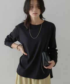 qualite / カリテ Tシャツ | スムースシャツテールプルオーバー【予約】