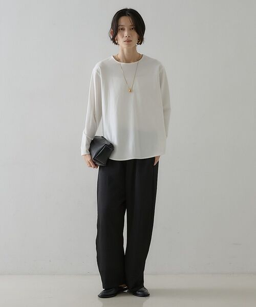 qualite / カリテ Tシャツ | スムースシャツテールプルオーバー【予約】 | 詳細1