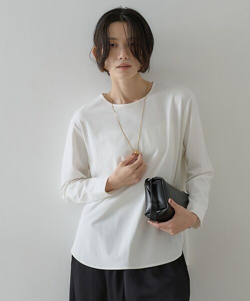 qualite / カリテ Tシャツ | スムースシャツテールプルオーバー【予約】 | 詳細10